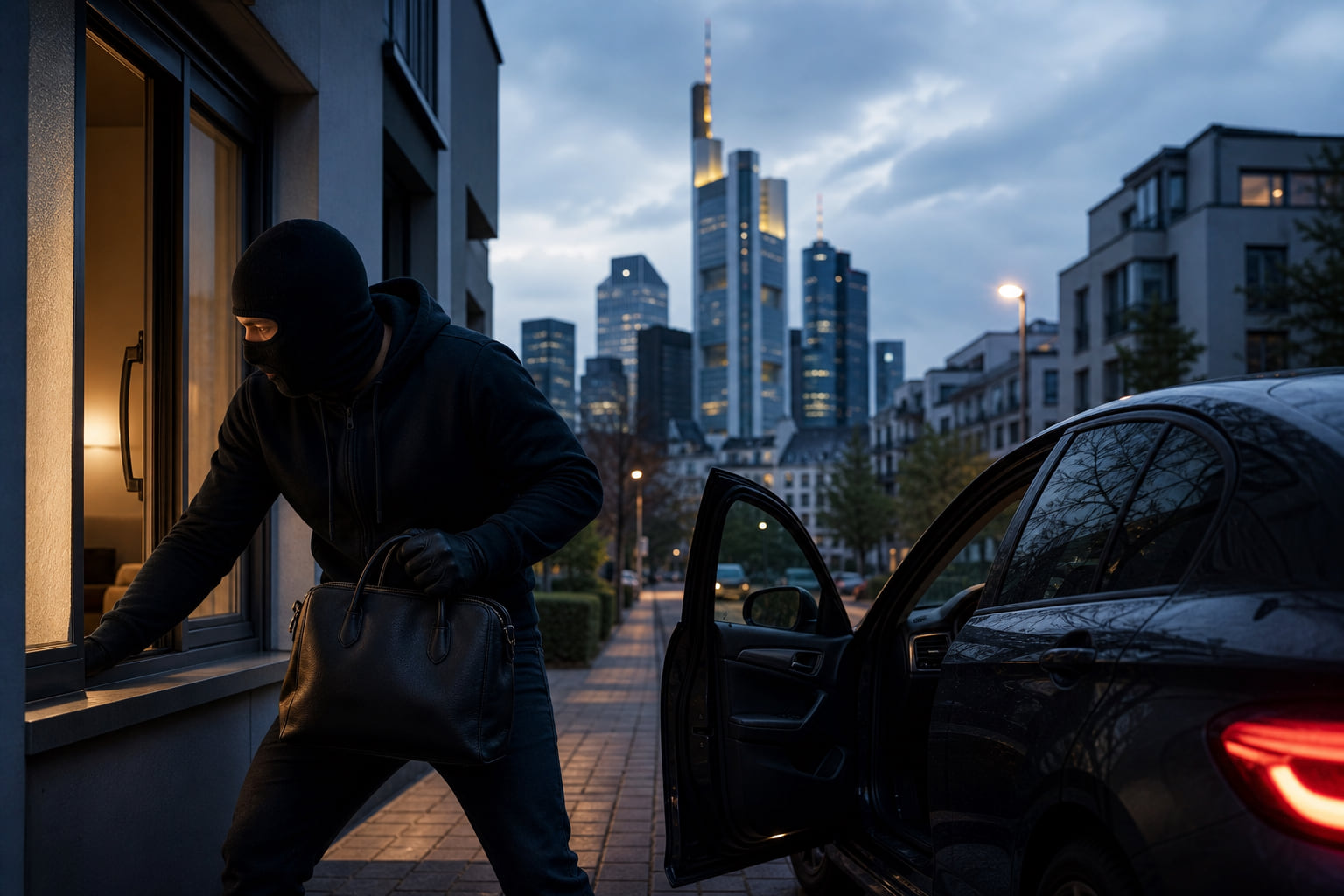 Einbruch in Ginnheim: Täter klauen Handtasche und Auto!