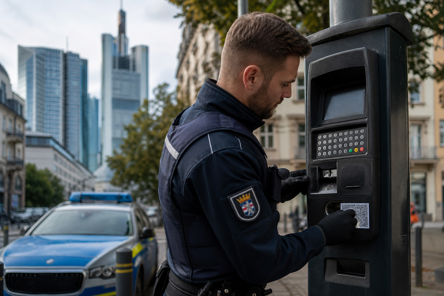 Vorsicht Frankfurt! Betrüger kleben falsche QR-Codes an Parkautomaten