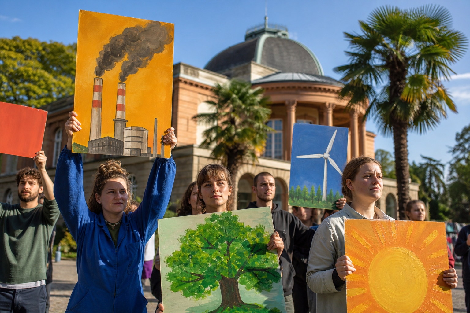 Champagnerdusche statt Klimawende? Frankfurt protestiert gegen Mainova-Energiepläne