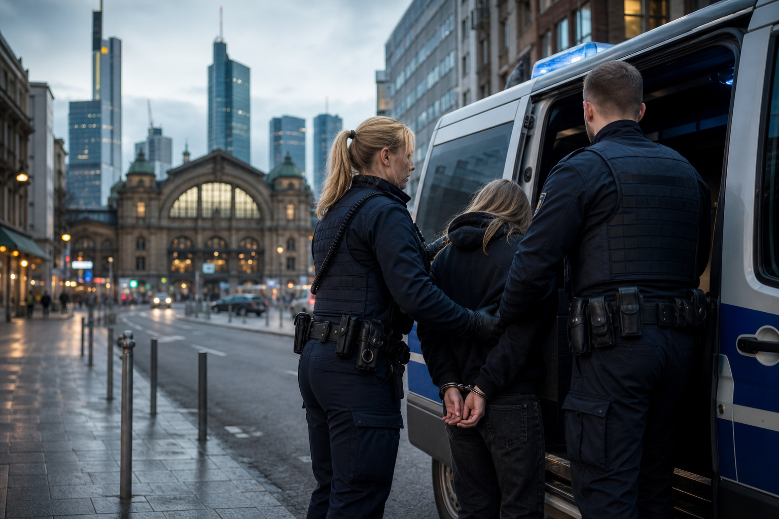Frankfurt Bahnhofsviertel: 15-Jährige festgenommen – und dann griff sie die Polizei an