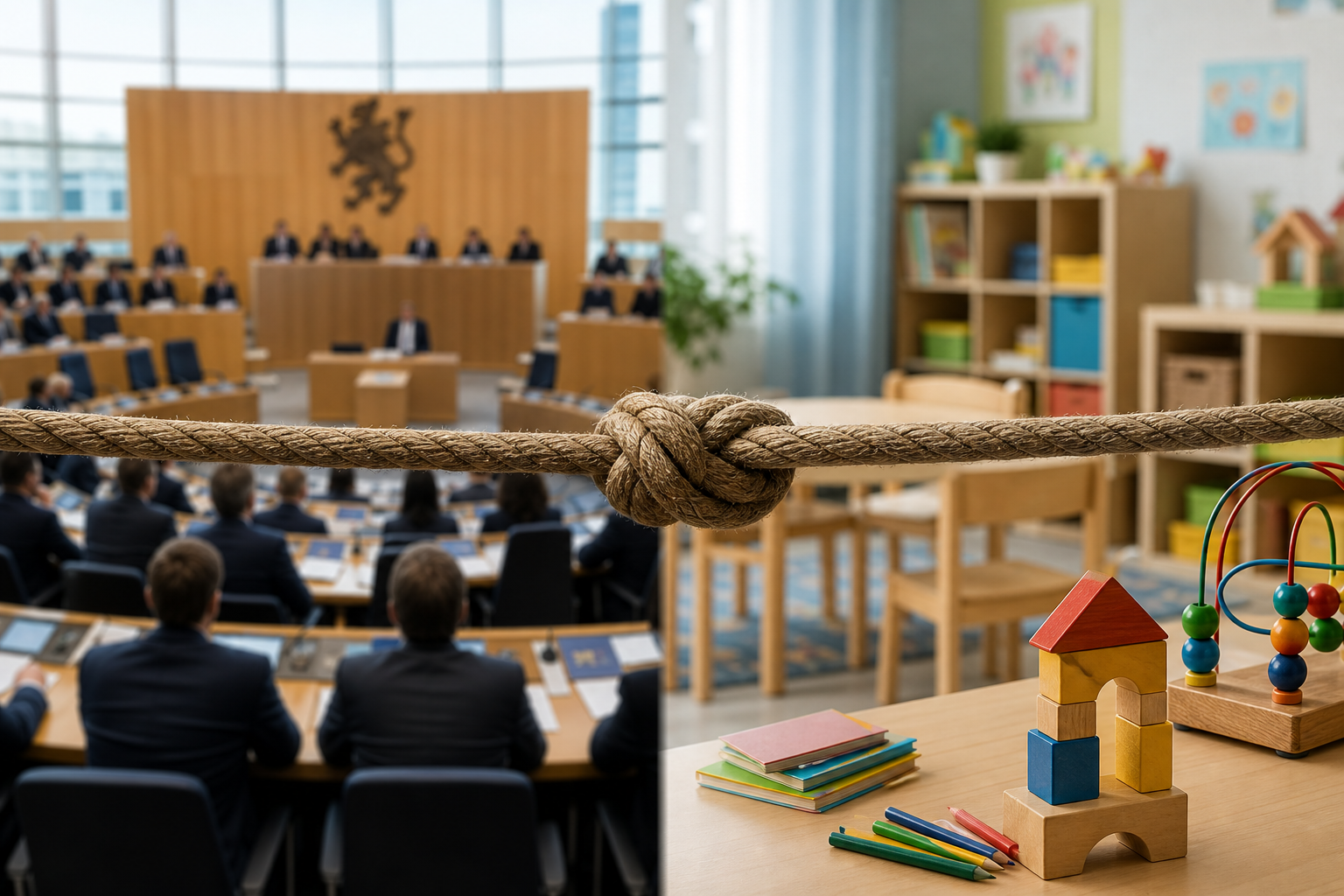 Streit im Landtag: Droht hessischen Kitas das Ende der Sprachförderung?