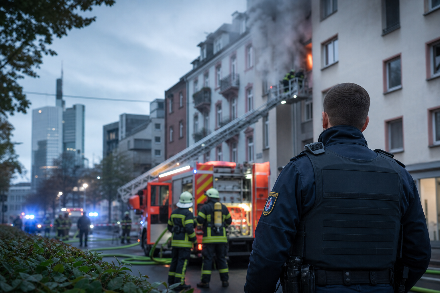 Update Wohnungsbrand im Gallus: Polizei ermittelt wegen Brandstiftung!