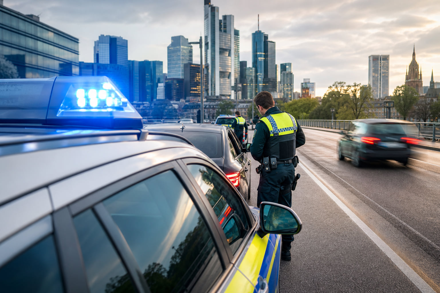 Raser im Stadtgebiet: Frankfurter Polizei stoppt gefährliche Raserei auf Frankfurts Straßen